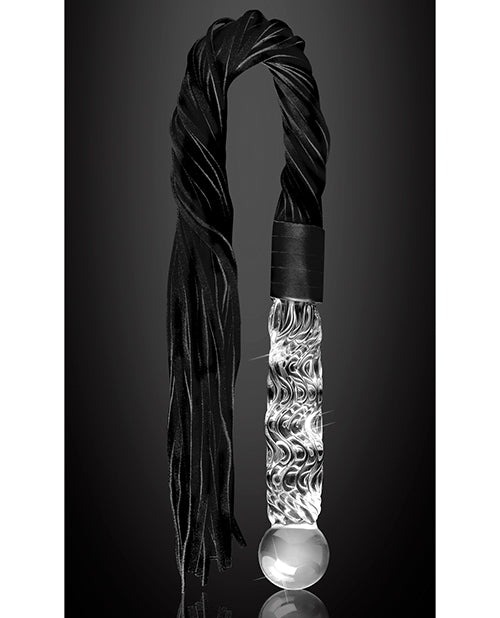 Icicles No. 38 Glass Handled Whip - Clear
