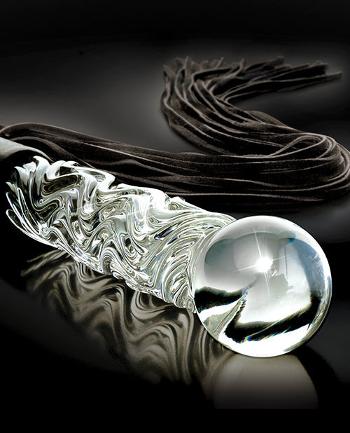 Icicles No. 38 Glass Handled Whip - Clear