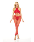 Gives You Hell Lingerie Set Red One Size