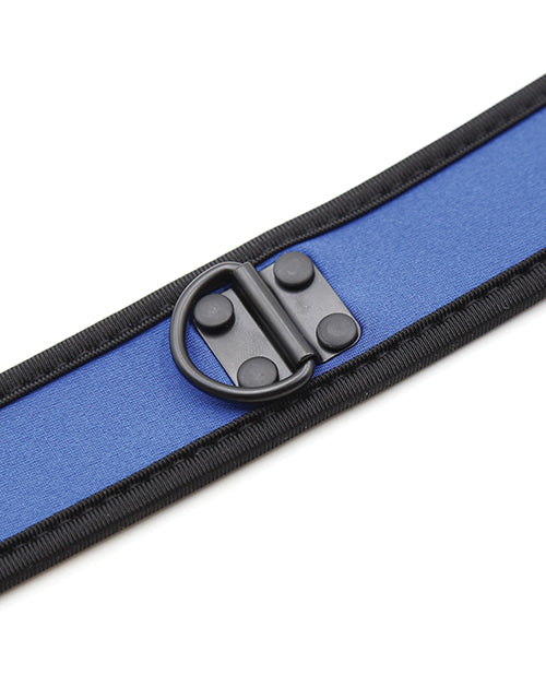 Plesur Neoprene Puppy Play Collar - Blue