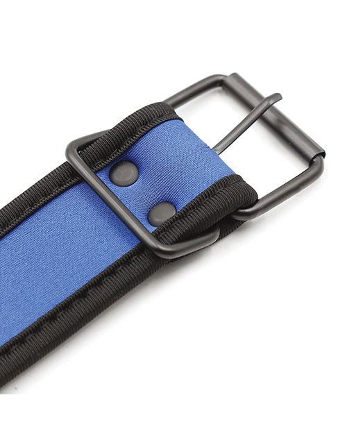 Plesur Neoprene Puppy Play Collar - Blue