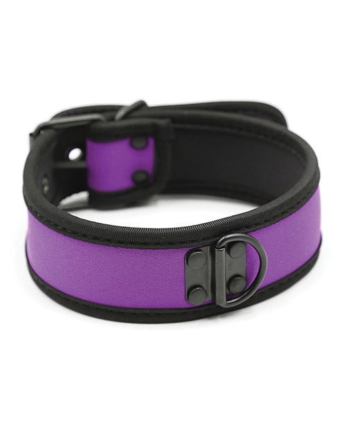 Plesur Neoprene Puppy Play Collar - Purple