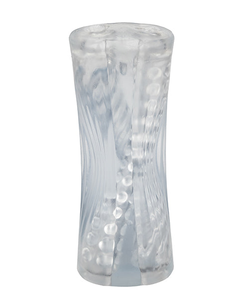 Cyclone Dual Ribbed Male Stroker XL - Clear