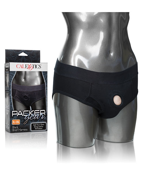 Packer Gear Brief Harness - Black (XL/2X)