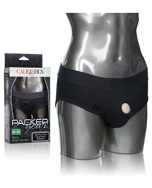 Packer Gear Brief Harness - Black (2X/3X)