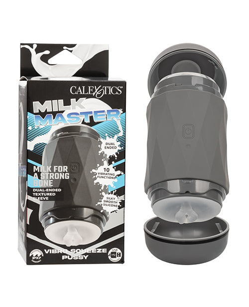 Milk Master Vibro Squeeze Dual-Ended Pussy Stroker