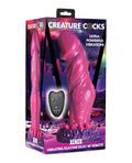 Creature Cocks Xenox Vibrating Silicone Dildo - Pink/Purple