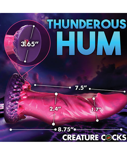 Creature Cocks Xenox Vibrating Silicone Dildo - Pink/Purple