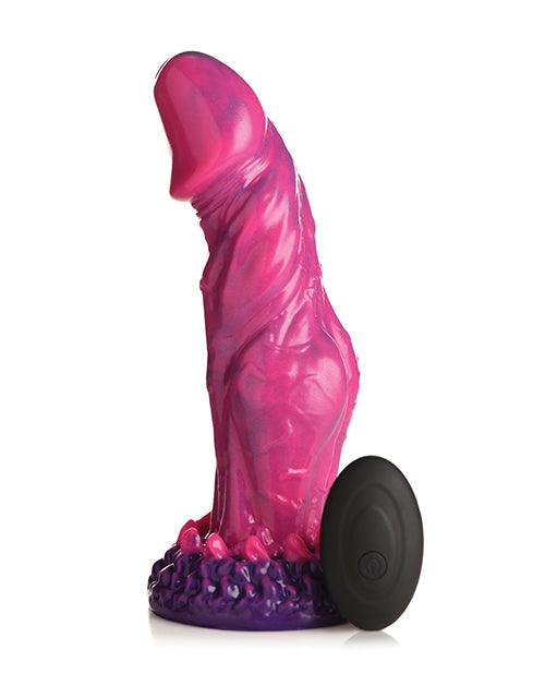 Creature Cocks Xenox Vibrating Silicone Dildo - Pink/Purple