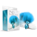NIXIE METAL PLUG W/ OMBRE TAIL MEDIUM BLUE METALLIC