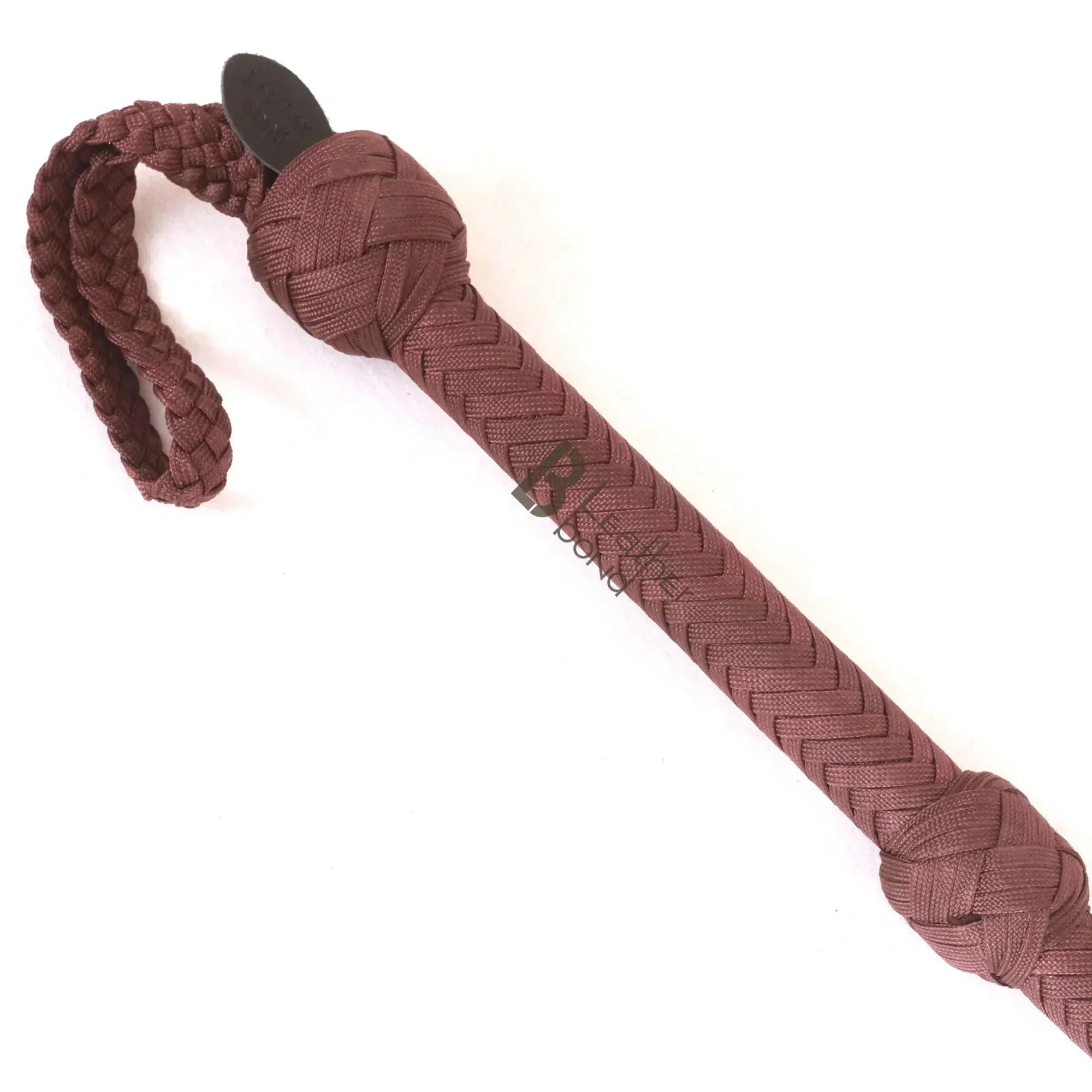 Indiana Jones Style Brown Paracord Bull Whip 12 Strands | 6 to 16 Feet Bullwhip