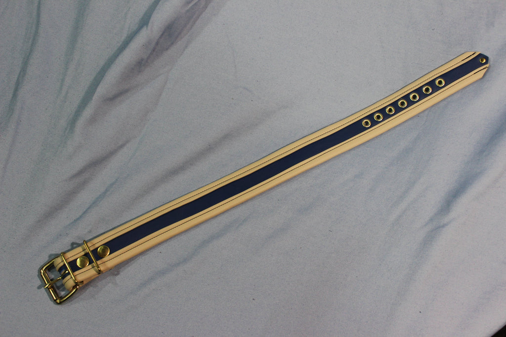 Two Toned Armbands (Blue with White Edging)