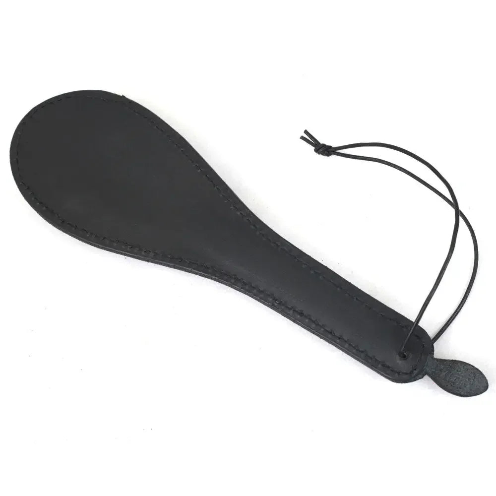 Real Cow Hide Belting Leather Paddle Slapper with Spikes Double Strap Thick & Weighty