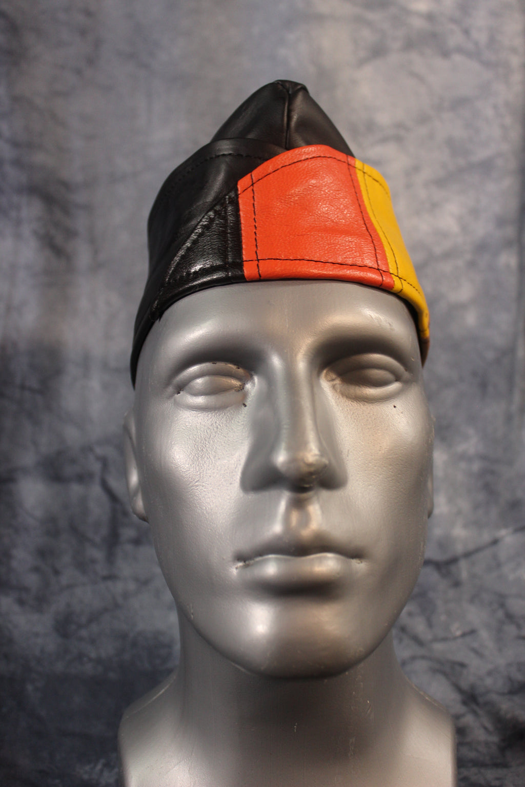 Bear Pride Leather Garrison Cap