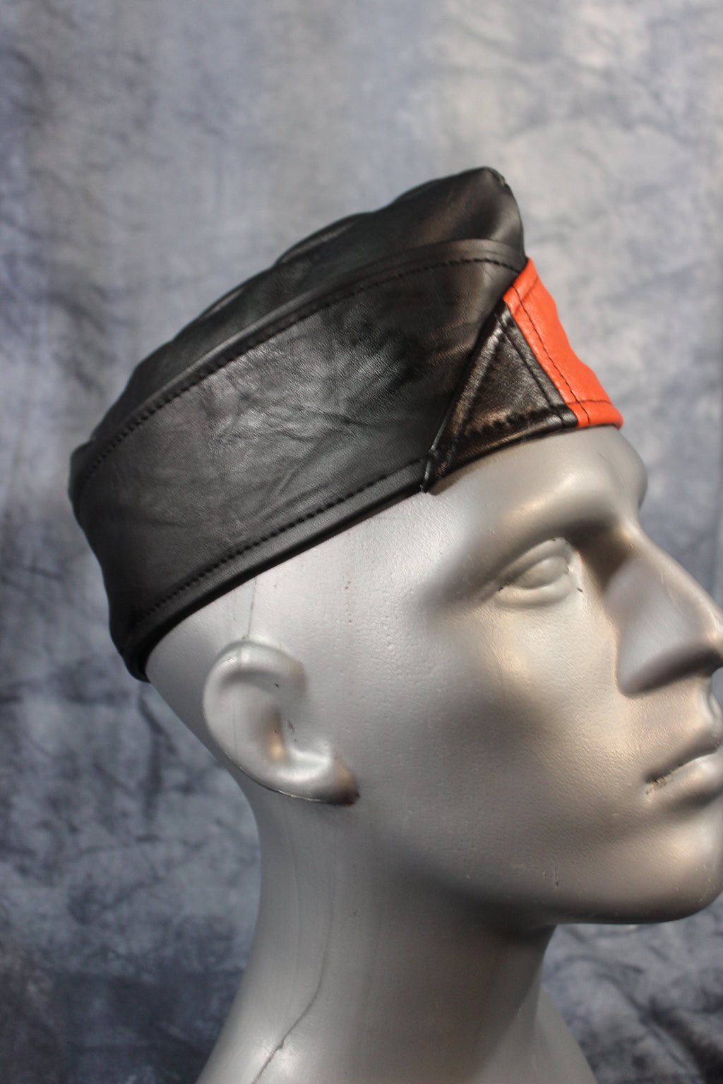 Bear Pride Leather Garrison Cap