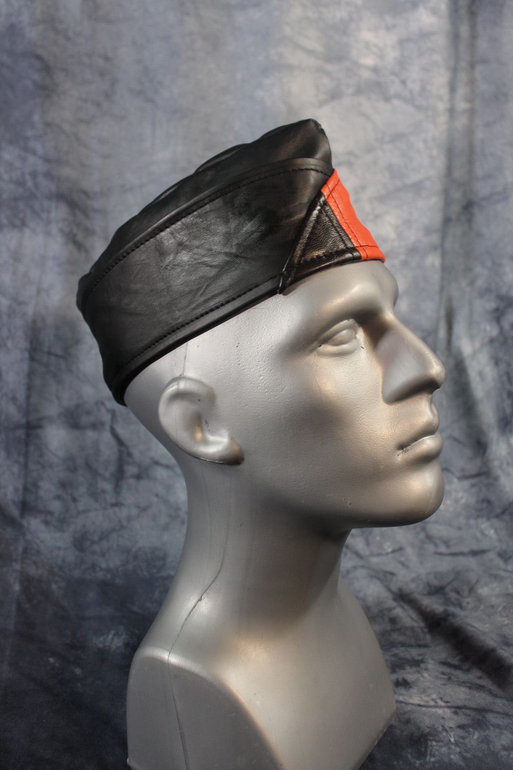 Bear Pride Leather Garrison Cap
