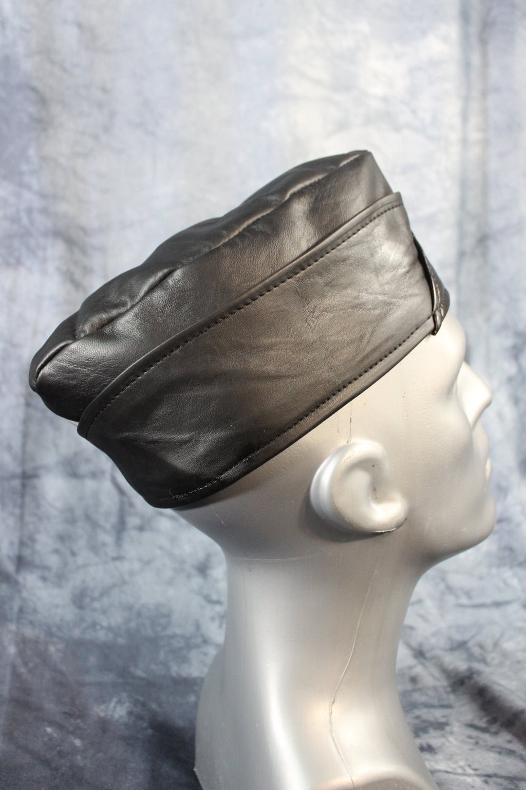 Bear Pride Leather Garrison Cap