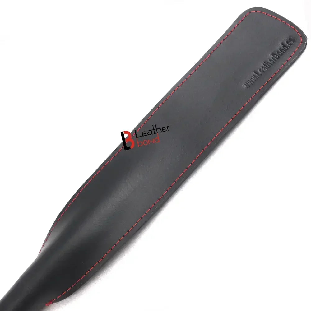 Real Cow Hide Belting Leather Paddle Slapper Lightweight and flexible with Steel Handle