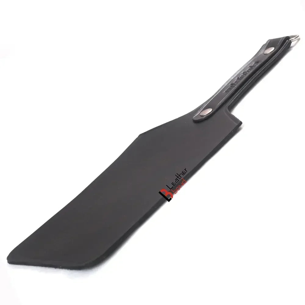 Real Cowhide Saddle Leather Spanking BDSM Paddle Slapper Lightweight Hand Made and Flexible