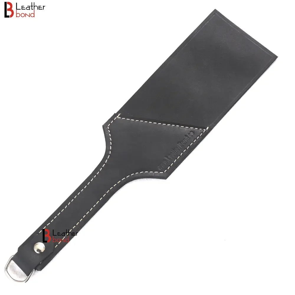Real Cow Hide Belting Leather Paddle Slapper Medium Weight and Flexible & Hand Made