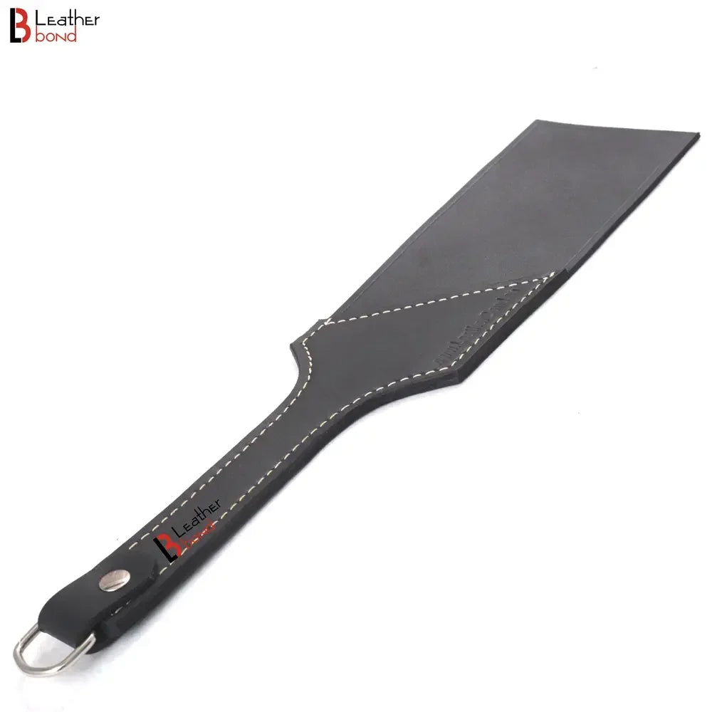 Real Cow Hide Belting Leather Paddle Slapper Medium Weight and Flexible & Hand Made