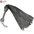 Real Cowhide Leather Flogger 100 Falls Heavy Duty Thuddy Whip | Handcrafted BDSM Impact Flogger
