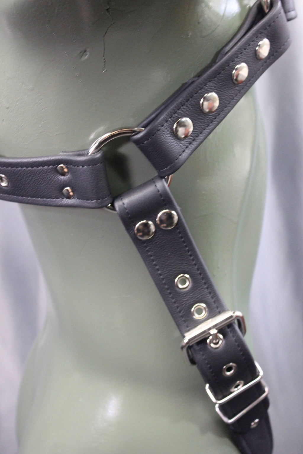 Leather Harspenders with Buckles