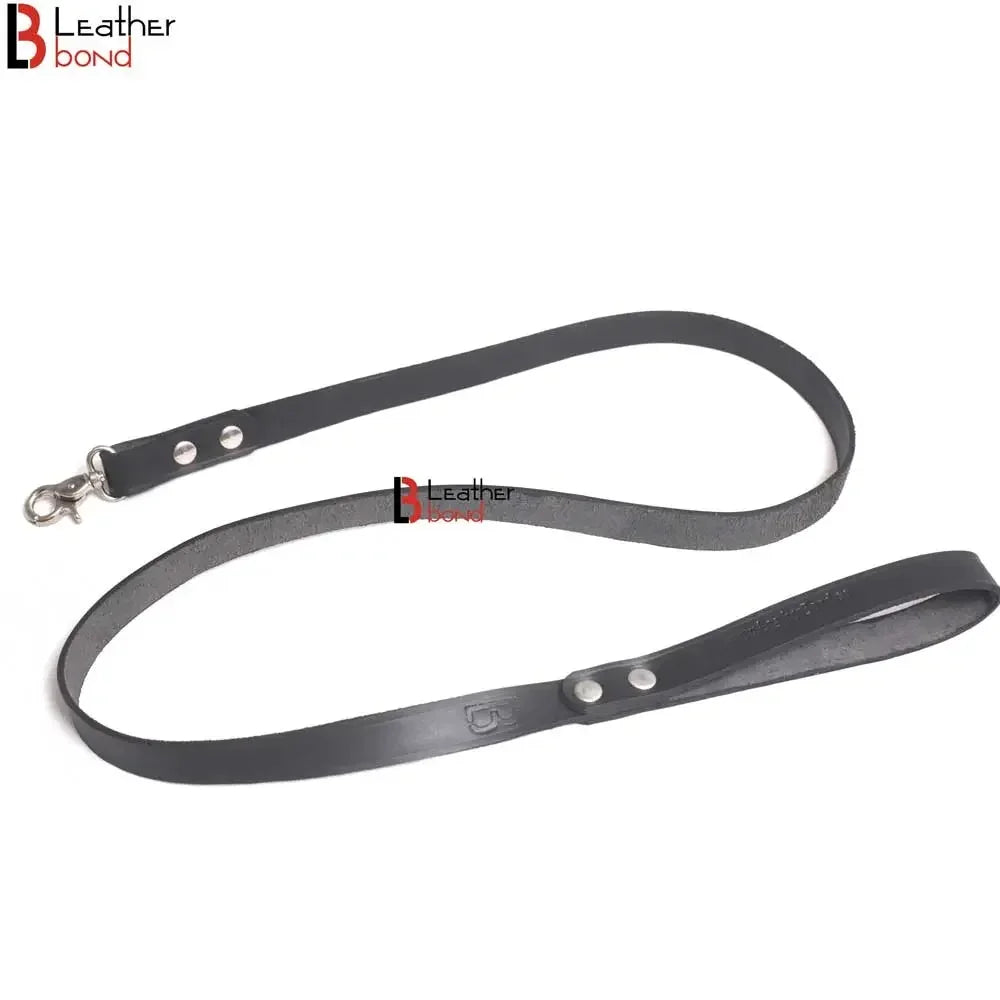 Genuine Leather BDSM Leash & Lead Pet Play, Puppy Play & Kitten Play Submission Bondage