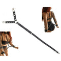Y-Shape Bondage Hog Tie Connector Heavy Duty Swivel Snap Clips & Leather Straps