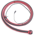 Handcrafted Nylon Paracord Snake Whip | 4 Foot | Full Leather Belly and Bolster Inside – Leather Bond