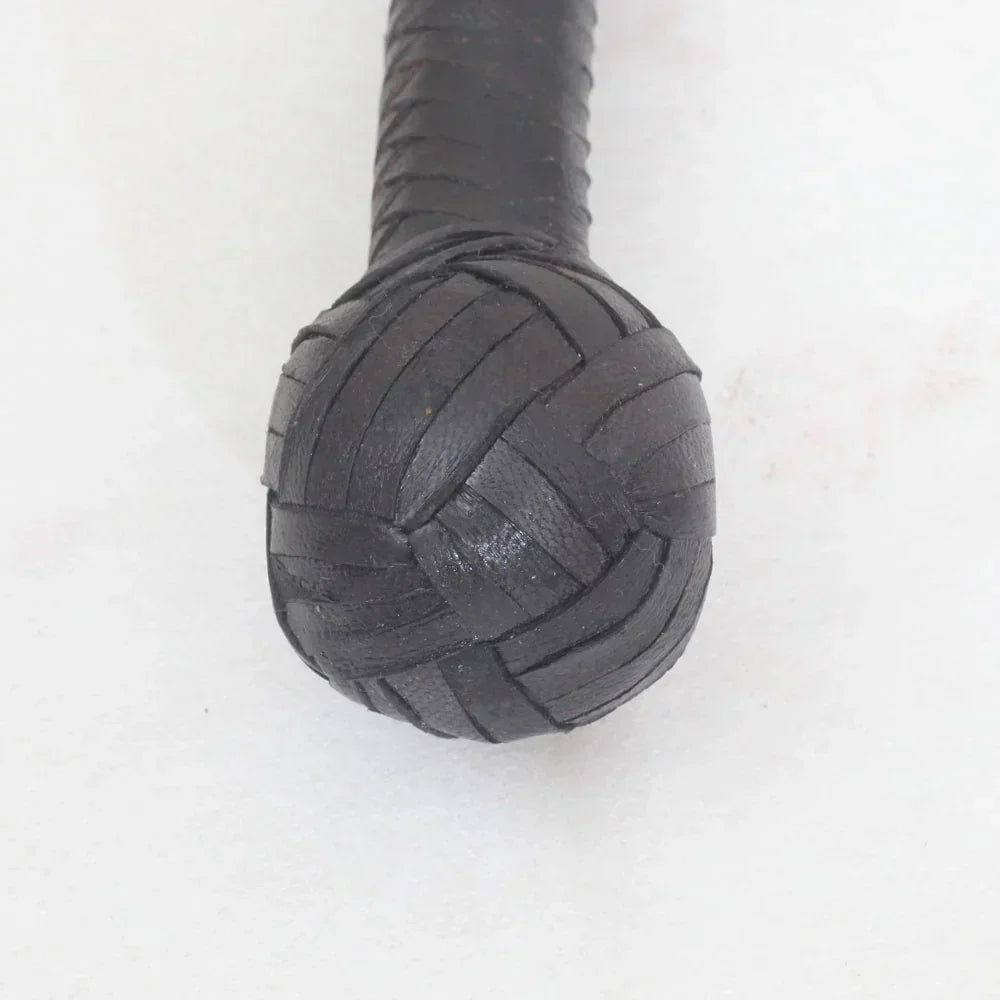Kangaroo Hide Leather Snake Whip | Shot Loaded | 4, 5, 6 and 8 Feet | 12 Strands Black – Leather Bond