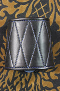 Quilted Wrist Bracer with Wallet Compartment (4")