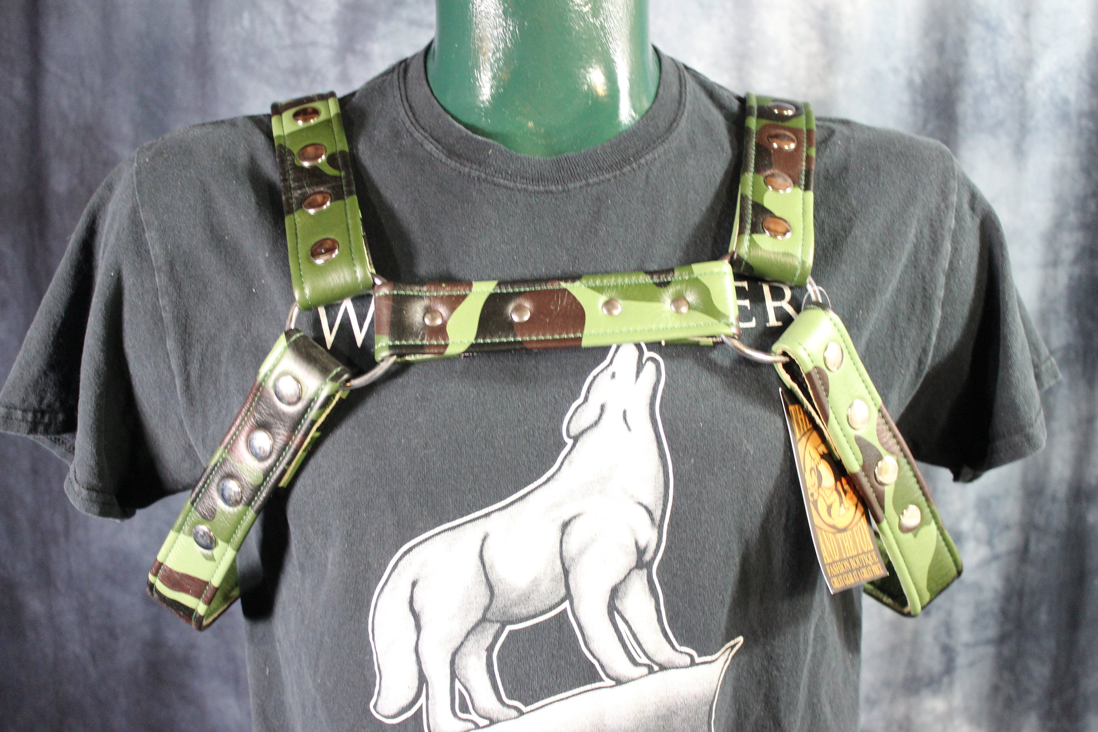The Otter and The Fox Leather Bulldog Harness