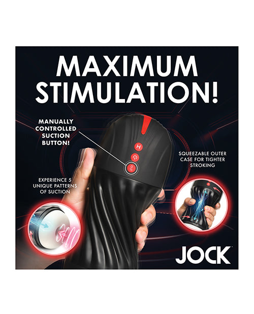 JOCK Rechargeable Sucking & Vibrating Masturbator