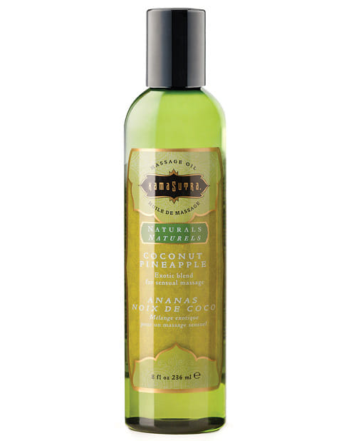 Kama Sutra Naturals Massage Oil - 8 oz Coconut Pineapple