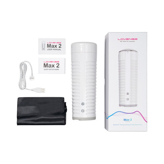 Lovense Max 2 Bluetooth App-Controlled Vibrating and Suction Masturbator