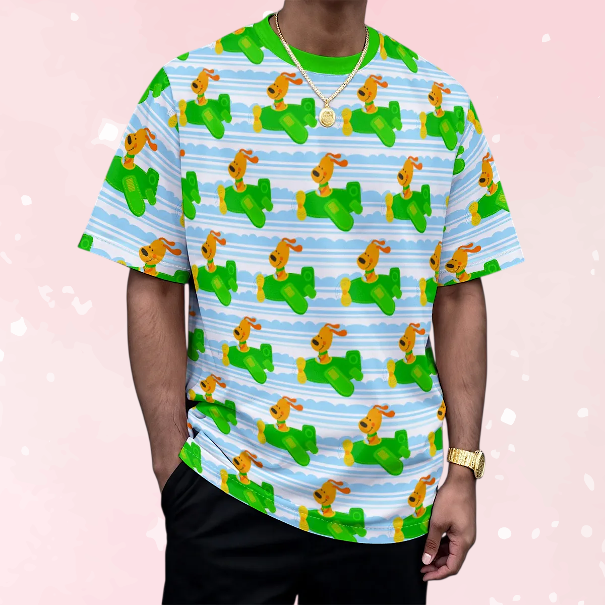 Sky Pup Adventure Cute Play Tee