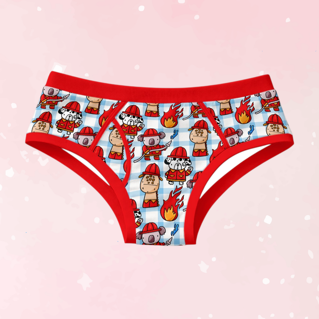 Lil Rescue Pup Men's Cotton Undies