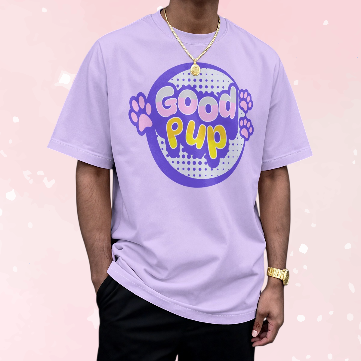 Good Pup Purple Unisex Play Tee