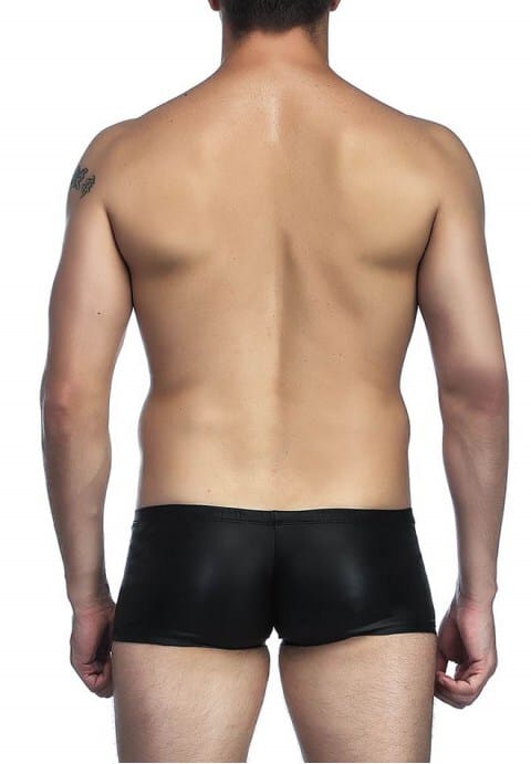 Mens Faux Leather Boyshort
