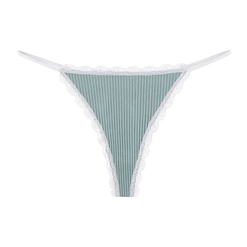 Lace Cotton Panties Sexy Women Briefs Underwear Thong Soft G String  Intimates Ladies Female Panty Lingerie