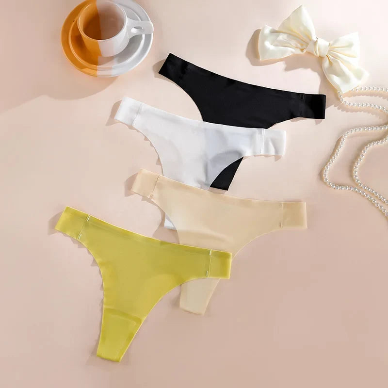 Seamless Sexy Women Panties Underwear Thong Intimates G String  Ladies Low-Rise Briefs Female Panty Set Lingerie Size S-XL