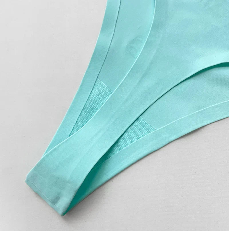 Seamless Sexy Thong Women Underwear Briefs Panties Dog Heart Banana Flower Low Rise Yoga G String Bikini Girls Female Panty