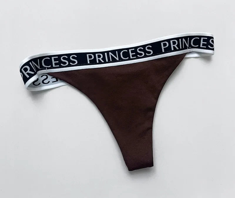 Letter Sexy Thongs Women Panties Seamless G String Fashion Underwear Female Briefs Girls Lingerie Simple Sport Fitness Size S-XL