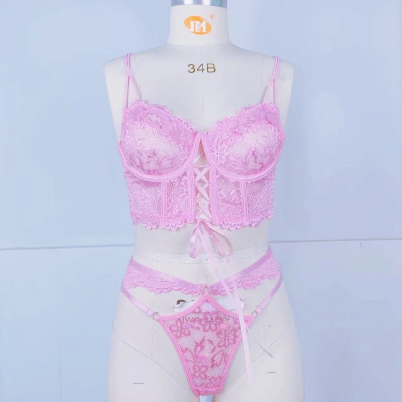 Fancy Lingerie Floral Lace Bra Set Bilizna Luxury Sensual Underwear Sexy Erotic Fairy Fine Lace See Through Exotic Sets