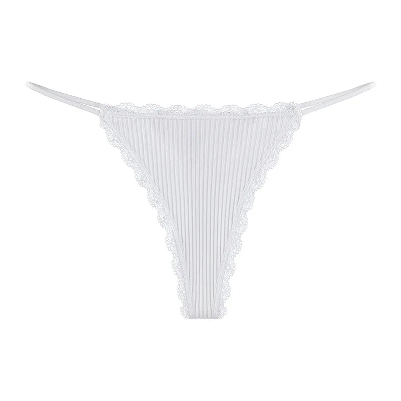 Lace Cotton Panties Sexy Women Briefs Underwear Thong Soft G String  Intimates Ladies Female Panty Lingerie