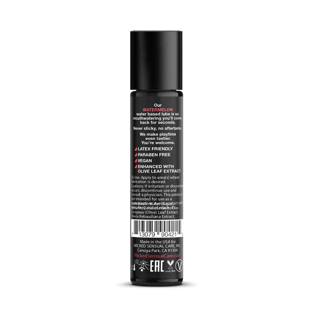 Aqua Watermelon Flavored Water Based Intimate Lubricant - 1 Fl. Oz.