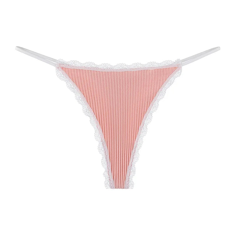 Lace Cotton Panties Sexy Women Briefs Underwear Thong Soft G String  Intimates Ladies Female Panty Lingerie