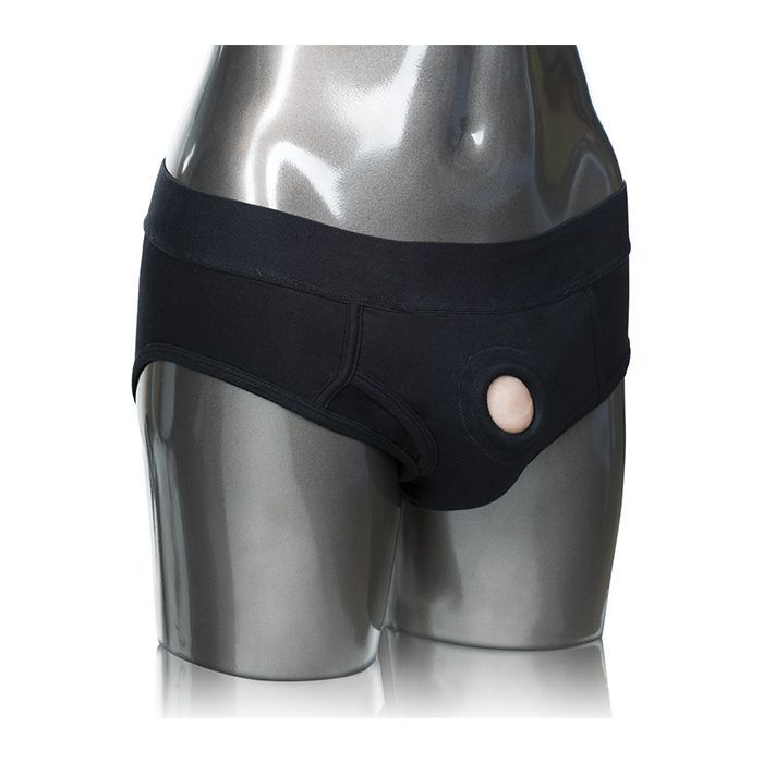 Packer Gear Brief Harness - Black (2X/3X)