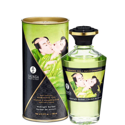 WARMING MASSAGE OIL MIDNIGHT SORBET 3.5 OZ